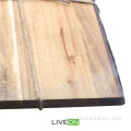 Solid Wood Cutting Board with Nature Bark